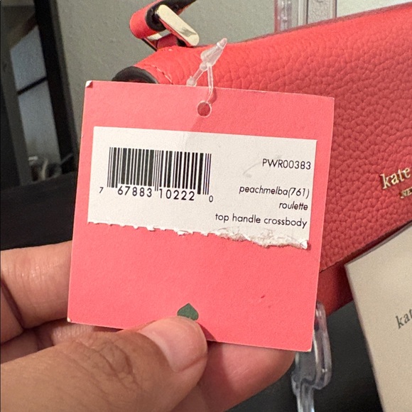 NWT KATE SPADE Top Handle Pebbled Leather Crossbody Chain Bag - Picture 3 of 8